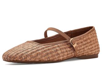 Birdies Hummingbird Mary Jane Raffia Womens Dress Flat Shoes Tan Raffia : 7.5 M