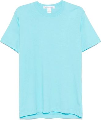 Comme Des Gar&ccedil;ons Logo Print Tee - Heren - T-shirts - Blauw - S - Katoen - Tops