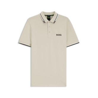 BOSS Active Paddy regular-fit polo shirt in quick-dry stretch pique