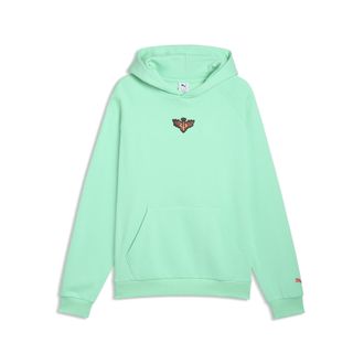 Puma Felpa da basket con cappuccio Melo Alwayz On 1 da uomo, Abbigliamento, Verde, 3XL