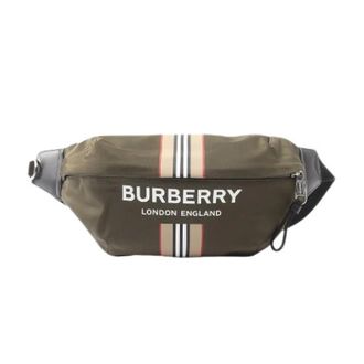 Burberry Pre-owned Belt Bags, male, Green, Size: ONE SIZE Pre-owned Sonny Waist Bag