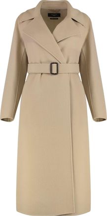 Max Mara Manu Double-breasted Virgin Wool Coat