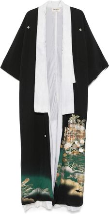 A.N.G.E.L.O. Vintage Cult Soprabito con stampa anni 70 - Nero