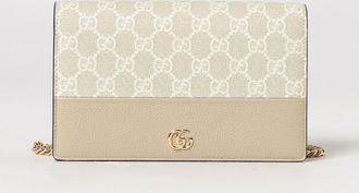Gucci Borsa GG Marmont in tessuto GG Supreme e pelle a grana