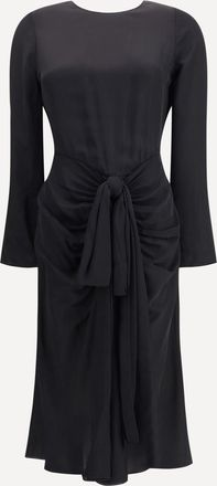 Alaia Abito drappeggiato in viscosa Woman 38