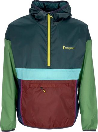 Cotopaxi Opvouwbare Windbreaker Anorak met Capuchon - Heren - Zomerjassen - Veelkleurig - XL - Polyester - Jassen