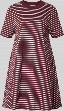 Marc O'Polo Denim Marc OPolo Denim Oversized Sweatkleid aus reiner Baumwolle in Bordeaux, Gr&ouml;&szlig;e XL