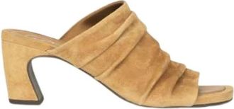 Ash EVA - Dames - Muiltjes - Bruin - 36 EU - Leer - Schoenen