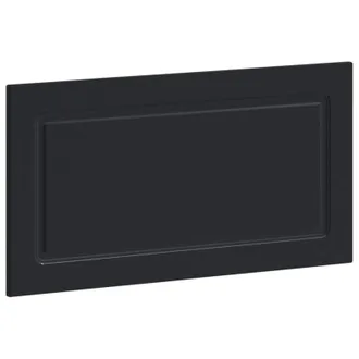 vidaXL Testiera Da Muro Utrecht Nero Legno Ingegnerizzato Vidaxl