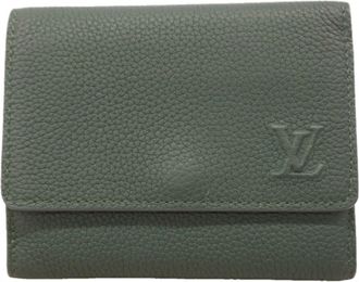 Louis Vuitton Green Wallet (Tri-Fold) (Pre-Owned)