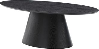 Vente-Unique Mesa de centro de MDF - Negro - ANTELADA