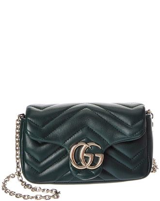 Gucci Gg Marmont Mini Leather Shoulder Bag