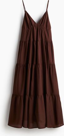 H&M Maxikleid mit Stufen - Beige