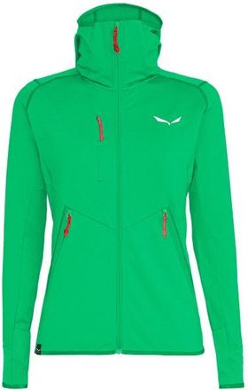 Salewa Agner Hybrid Polarlite Fullzip Hoody Fleecejacke f&uuml;r Damen | gr&uuml;n