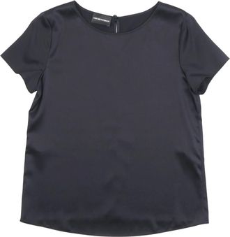 Emporio Armani Blouses - Dames - Blouses - Blauw - M - Overhemden