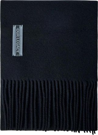 Our Legacy Estate Sjaal - unisex - Wintersjaals - Zwart - ONE Size - Wol - Accessoires