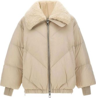 Duno Celia lined-collar down jacket