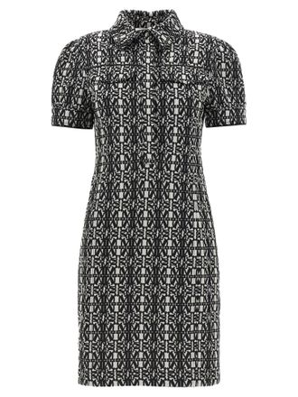 Max Mara Bicolor Polyester Short Womens Dress