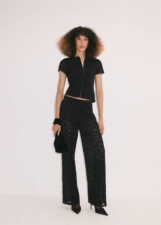 Mango TROUSERS XVERA nero - Donna - XS - MANGO