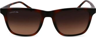 Lacoste Occhiali da sole con stampa - Marrone