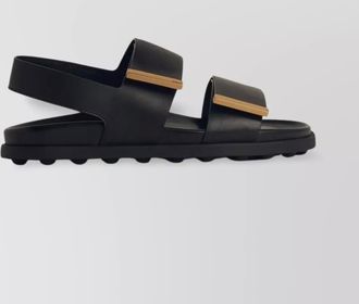 Tod's leather slingback sandals
