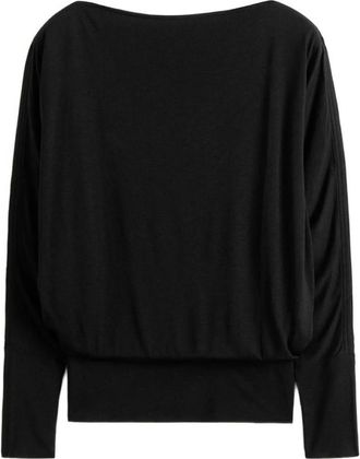Toteme Black Boat Neck Sweater