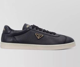 Prada leather low-top sneakers