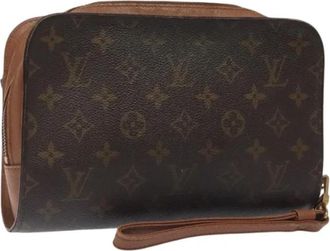 Louis Vuitton Pre-owned Canvas clutches - Dames - Vintage Clutch - Bruin - ONE Size - Vintage