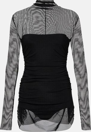 Norma Kamali Mesh minidress