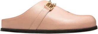 Bally Francine B-Chain Leather Slippers, Brand Size 35 ( US Size 4.5 )