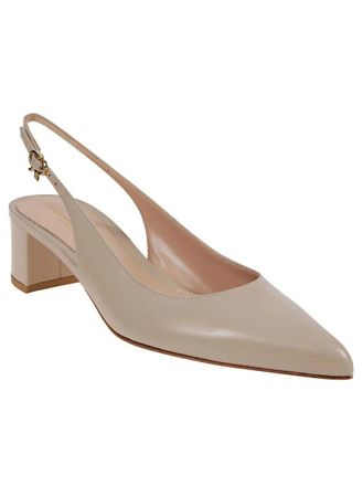 Gianvito Rossi Hohe Schuhe - Tokio Piper Slingback 45 - Gr. 41 (EU) - in Braun - f&uuml;r Damen
