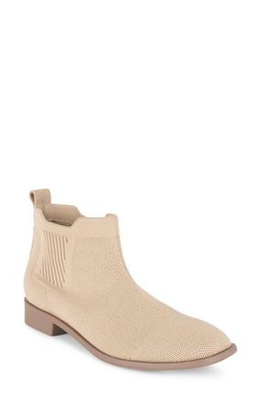 Elie Tahari Roundabout Knit Bootie in Natural at Nordstrom, Size 10