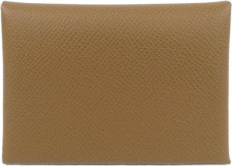 Hermès Alezan Vert Epsom Leather Coin Purse/Coin Case (Pre-Owned)