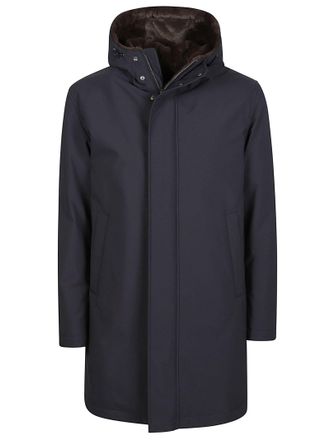 Herno Streamlined Matte-Finish Parka with Plush Lining