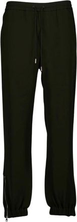 Alexander McQueen Heren, Broeken, Groen, Maat: M Viscose