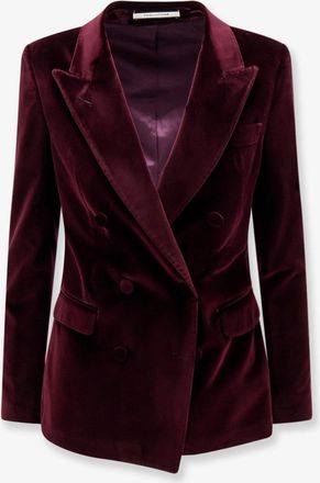 Tagliatore Blazer Parigi doppiopetto in velluto - TAGLIATORE - gender_Woman