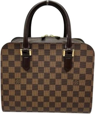 Louis Vuitton Pre-owned Handbags, female, Brown, Size: ONE SIZE Pre-owned Canvas Handbag