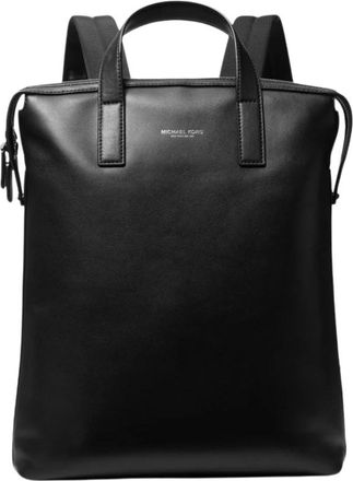 Michael Kors Nicholas Leren Convertible Rugzak - Heren - Rugzakken - Zwart - ONE Size - Leer - Tassen