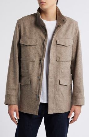 Bonobos Felted Wool Blend Field Jacket in Col 3 Tan at Nordstrom Rack, Size X-Large