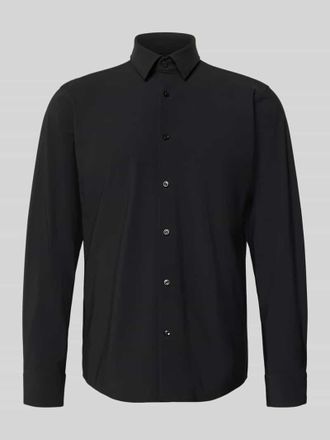 HUGO BOSS Regular Fit Businesshemd mit Kentkragen Modell JOE in Black, Gr&ouml;&szlig;e 40