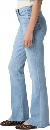 Paige High Rise Laurel Canyon Jeans In In Tune Distressed