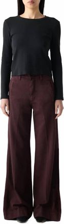 Amo Frida Trouser In Aubergine