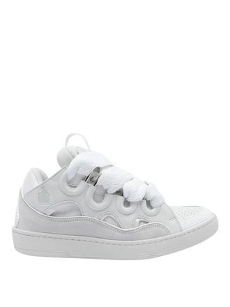 Lanvin White Curb Sneakers