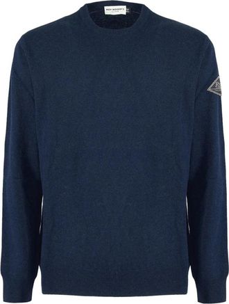 Roy Rogers Denim Crew Neck Pullover - Heren - Ronde hals truien - Blauw - 3XL - Denim - Truien & Vesten