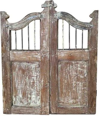 Wanderlust Deco Puerta De Madera Acabado Artesanal 80x3x103h Cm