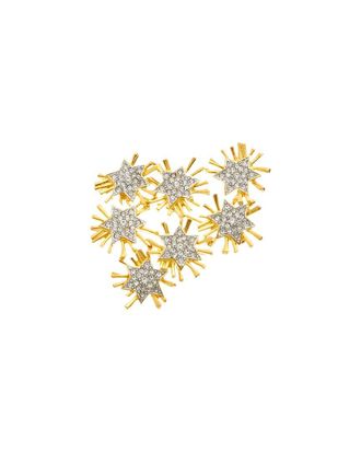 Kenneth Jay Lane 22K Plated Pin Brooch