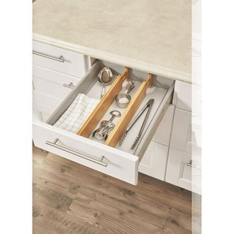 OEM 4 Cajas De Almacenamiento De Cocina De Bamb&uacute; Con Separadores De Cajones Extensibles