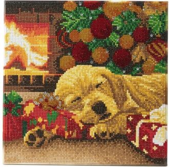 OEM Lienzo Impreso De 30x30 Cm Con Mosaico De Labrador
