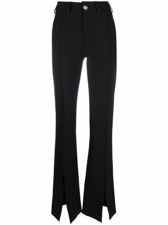 Philipp Plein Cody high-waisted trousers - Black