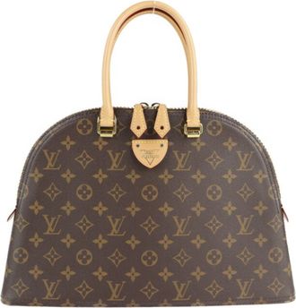 Louis Vuitton Brown Monogram Monogram Handbag Shopping Bag Shoulder Bag Tote Bag (Pre-Owned)